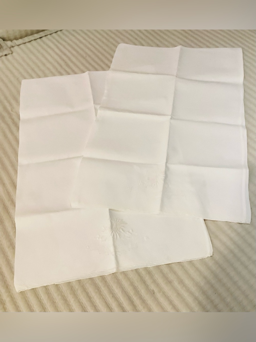 Vintage 100% cotton king size Pillowcases - Set of 2
